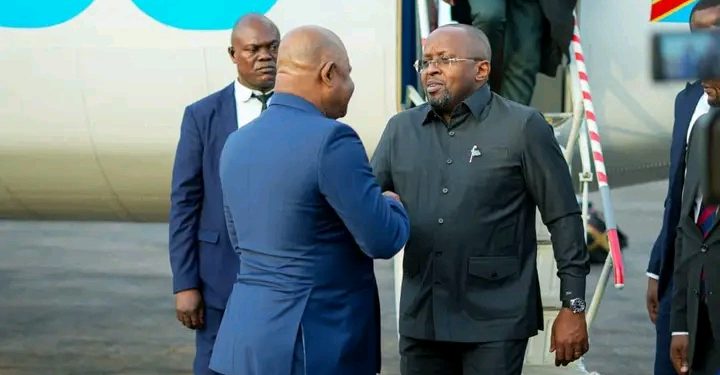 Nord-Ubangi : Jacquemain Shabani en mission à Gbadolite pour le lancement de la campagne sur la nouvelle gouvernance sécuritaire