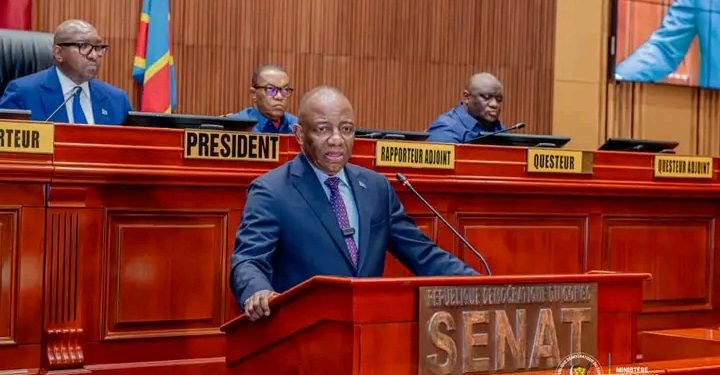 Justice : Guillaume Ngefa défend au Sénat l&rsquo;habilitation du Gouvernement pour renforcer la souveraineté économique