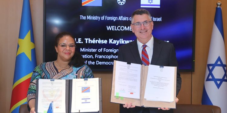 Diplomatie : la RDC et Israël signent deux accords de coopération