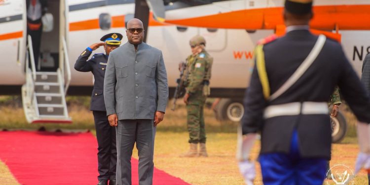 Kamina : Félix Tshisekedi inaugure l’usine d’eau de Lovoy et poursuit sa mission d’itinérance