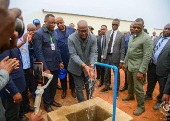 Kamina : Tshisekedi inaugure l’usine d’eau potable de Lovoy, un projet qui met fin à plus de 50 ans de pénurie