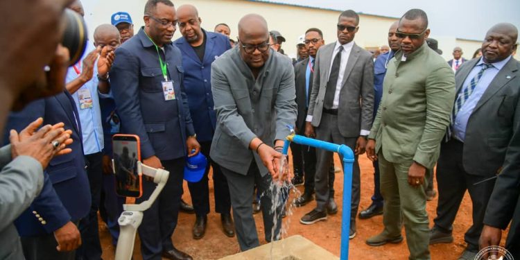 Kamina : Tshisekedi inaugure l’usine d’eau potable de Lovoy, un projet qui met fin à plus de 50 ans de pénurie