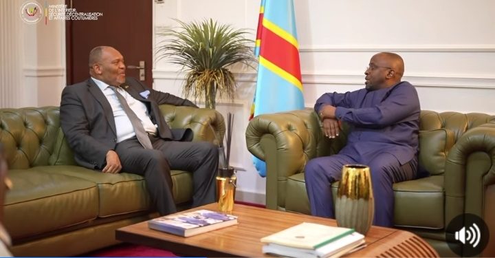 RDC : Le président du Parlement bruxellois a échangé avec le VPM SHABANI