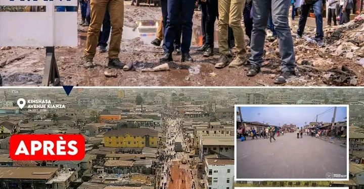 Kinshasa -Ngaba : l’avenue Kianza affiche plus de 72 % d’avancement des travaux