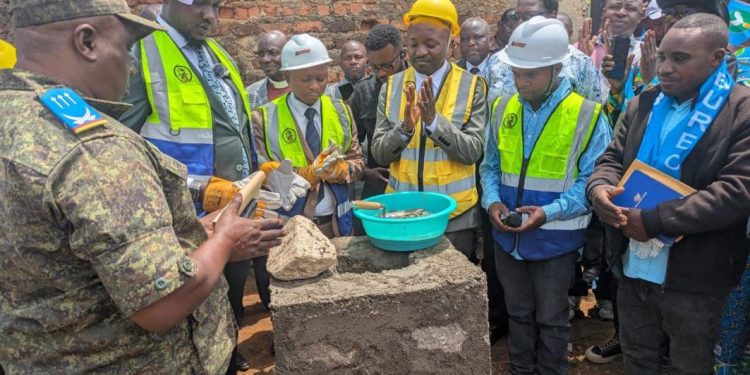 Ituri : les travaux du futur siège du Commerce extérieur lancés à Bunia
